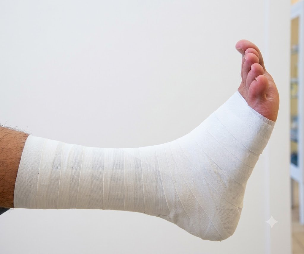 Vendaje Funcional Tipo Bota para Tobillo | La Fisio