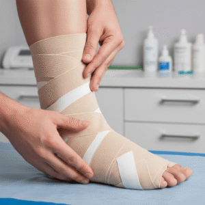 Vendaje Funcional Tipo Bota para Tobillo | La Fisio